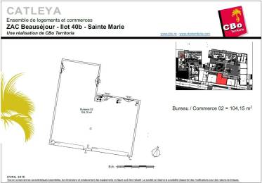 Location  Bureaux Sainte-Marie (97438) - REUNION