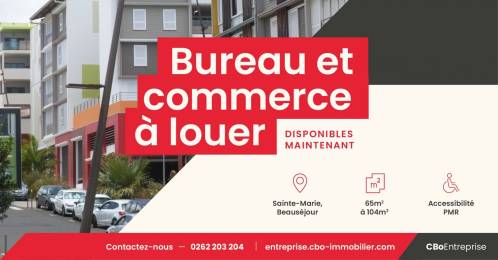 Location  Bureaux Sainte-Marie (97438) - REUNION