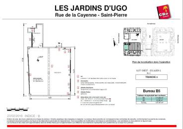 Location  Bureaux Saint-Pierre (97410) - REUNION