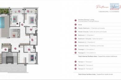 Achat Appartement GRAND BAIE - PEREYBERE - POINTE AUX CANNONIERS () - MAURICE