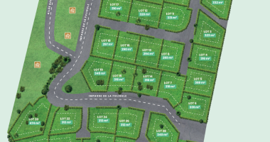 a vendre - parcelle viabilisÉe de 313 m2 À marie caze, la plaine saint paul