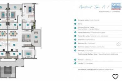 Achat Appartement GRAND BAIE - PEREYBERE - POINTE AUX CANNONIERS () - MAURICE