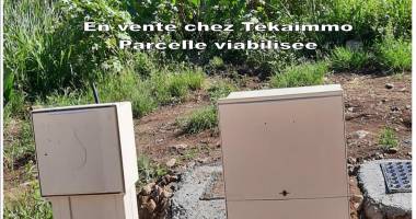terrain viabilisé 340m²  en zone saint -andré