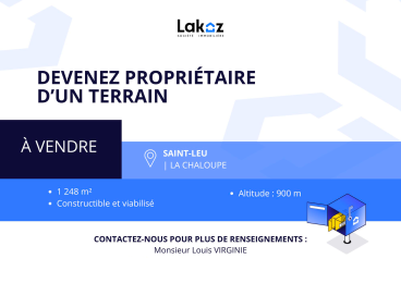 Achat Terrain Hauts de Saint-Leu (97416) - REUNION