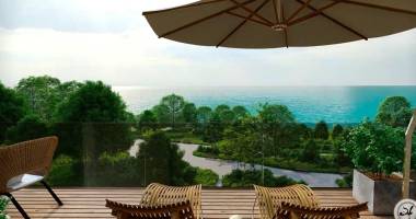 a vendre appartement t2 vue mer neuf au gosier en face de la plage  de la datcha