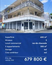 Achat  Immeuble Pointe à Pitre (97110) - GUADELOUPE