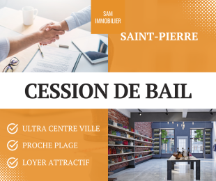 Achat Cession De Droit Au Bail Saint-Pierre (97410) - REUNION