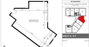 a vendre - lot de bureaux a partir de 50.35 m2 environ - saint-louis - a partir de 163 889 € hai