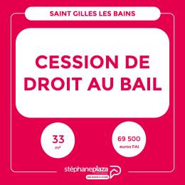 Achat Cession droit au bail Saint-Gilles les Bains (97434) - REUNION