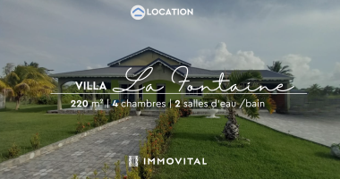location villa t5 vide de plain-pied - petit-canal
