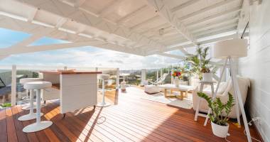 villa f5 avec rooftop vue mer   quartier croix des pêcheurs à saint-pierre