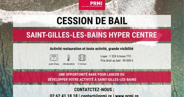 droit au bail restauration : coeur de st gilles les bains