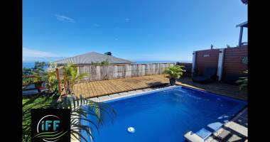 villa f4 - piscine et vue océan - la possession