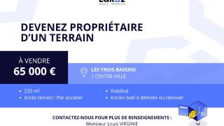 achat terrain à trois bassins (97426)