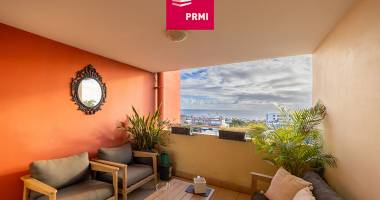 saint denis : superbe appartement f4 avec vue mer dans résidence avec piscine