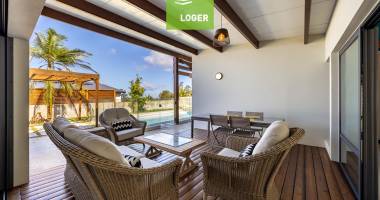 maison récente meublée avec piscine saint-joseph / les terrass