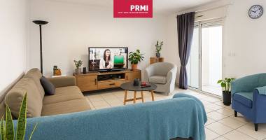 saint-andre : bel appartement t2 avec varangue et jardin à fayard